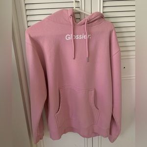 Glossier Original Pink Hoodie
